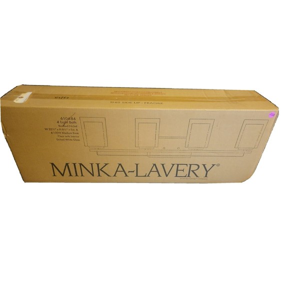 Minka Lavery 6104-84 Parsons Studio - 4 Light Bath Bar in Transitional Style - - Picture 2 of 3